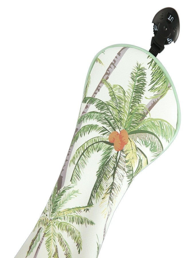 SHABIER Green Golf Head Cover Beautiful Tropical Palm, Vintage Hawaii Style Golf Head Cover for Hybird Club - Image 2