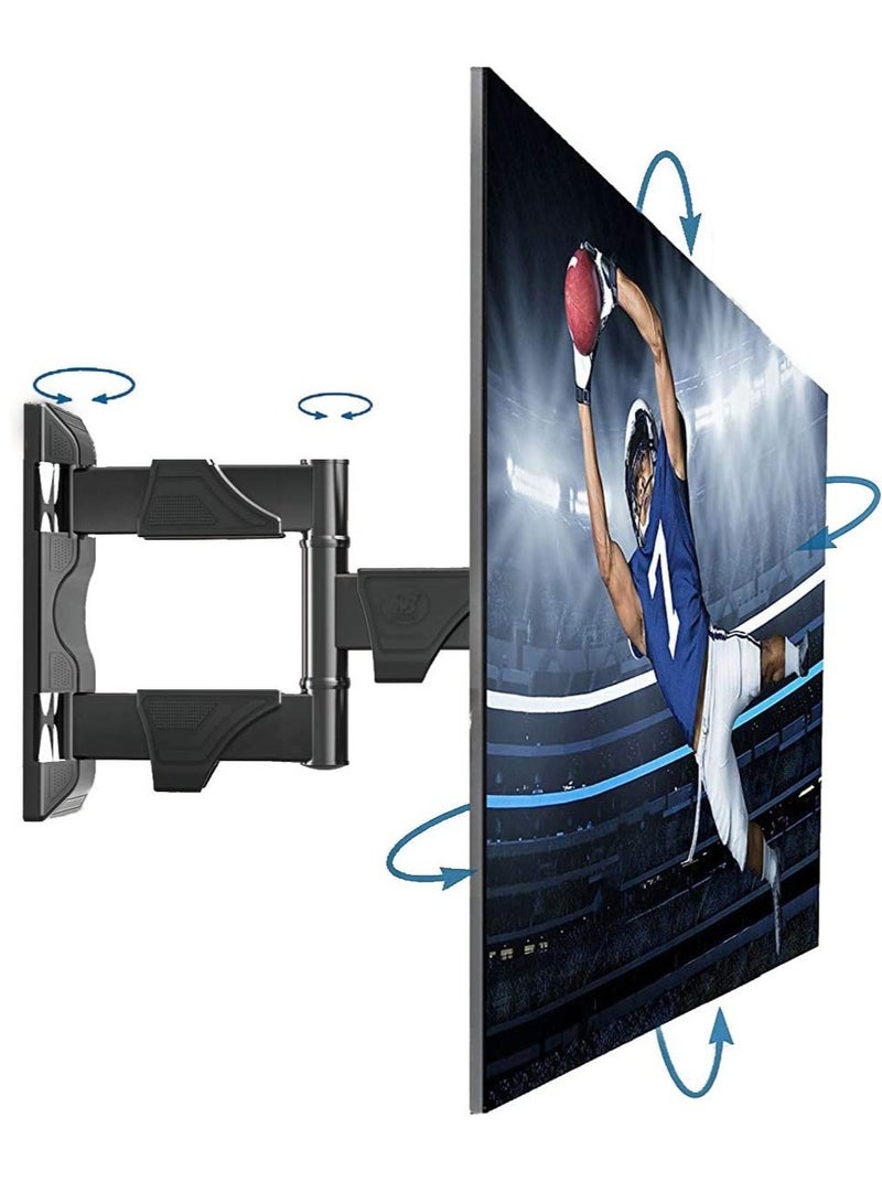 Full Motion TV Wall Mount for Most 32-55 Inch Computer Monitors and TVs，Adjustable Tilting, Rotating.Weight up to 60lbs - Image 1