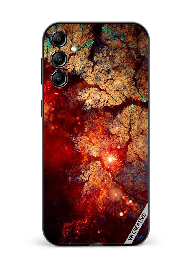 VR CREATIVE Protective Case Cover For Samsung Galaxy M54 Abstract, Fractal, Shine, Bright Red Design Multicolour - Image 1