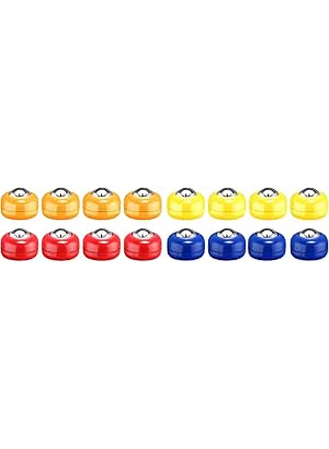 16 Pcs Rubber Non Marring Shuffleboard Pucks for Indoor Shuffleboard Games Accessories