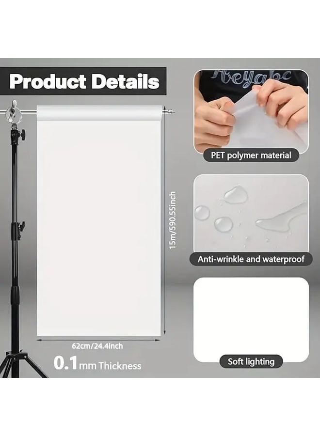 Eonix Extra Long Lighting Diffuser Sheet 24 4 X 590 6 Inch Soft Continuous Light For Photography And Video - Image 2