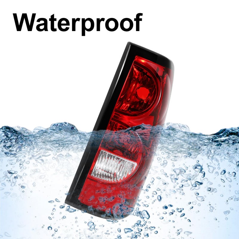 Daume Tail Lights Rear Lamp Compatible With 2003 2004 2005 2006 Chevy Silverado 03 Silverado 04 Silverado 05 Silverado 06 Silverado Brake Lamp Driver Side And Passenger Side - Image 5