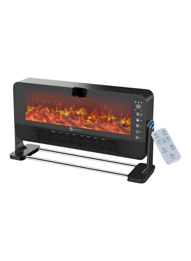 Decorative electric heater, fast and safe heating, modern design to suit every home, with remote control - Image 1