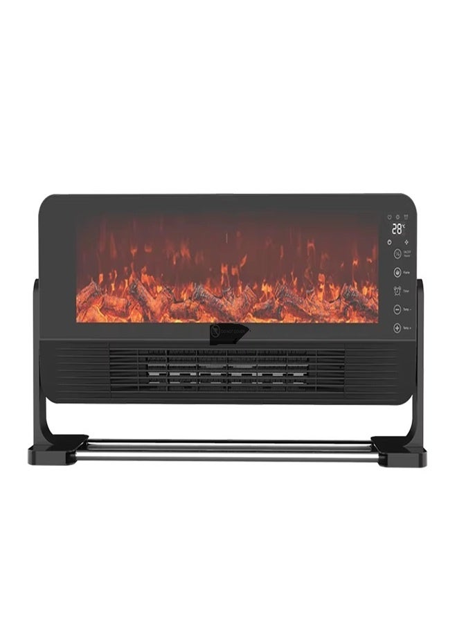 Decorative electric heater, fast and safe heating, modern design to suit every home, with remote control - Image 2