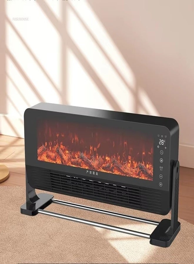 Decorative electric heater, fast and safe heating, modern design to suit every home, with remote control - Image 3