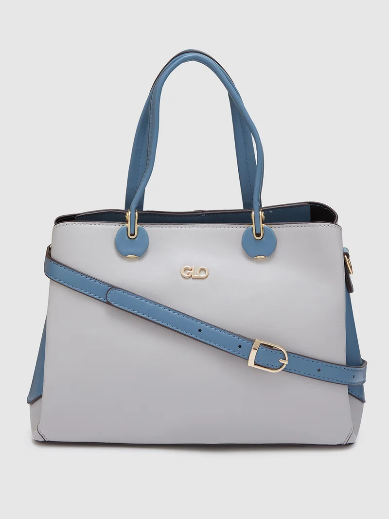 جلو باص حقيبة يد نسائية بلون أزرق جليدي من جلوبس