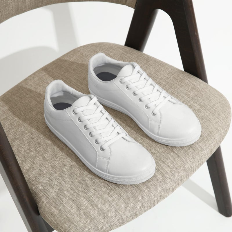 Jousen Mens Sneakers White Mens Casual Shoes Soft Breathable Fashion Sneakers for Mens(AMY5210 White 10.5) - Image 4