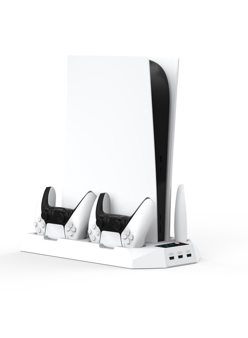 Charging Cooling Fan Base With Storage Disc Rack - wireless - Image 5