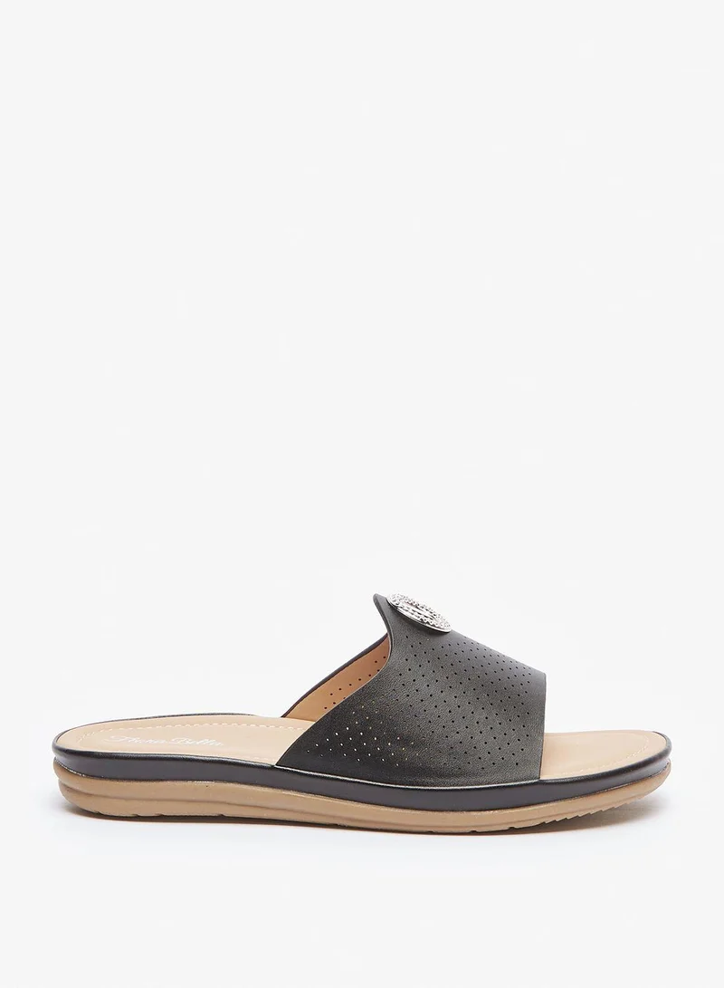 shoexpress One Strap Low Heel Sandals