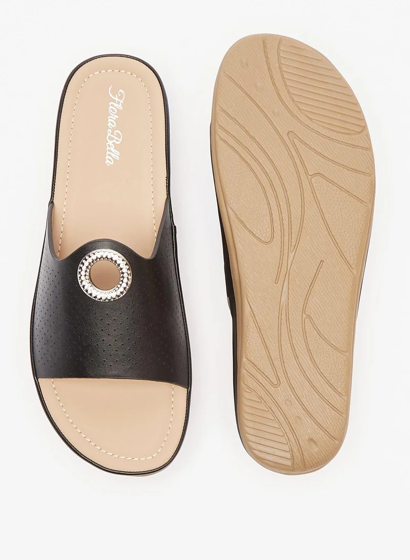 shoexpress One Strap Low Heel Sandals