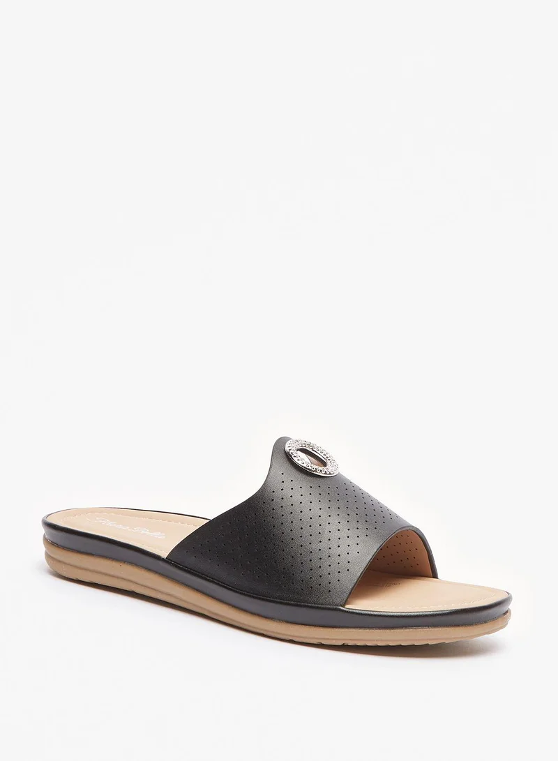 shoexpress One Strap Low Heel Sandals