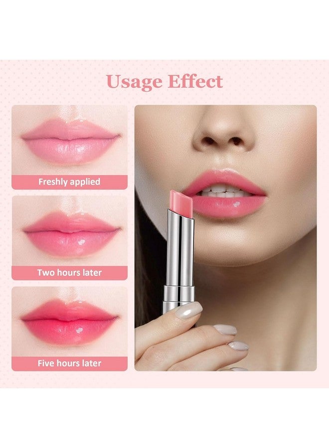 VBA Lip Glow Color Reviver Color Awakening Color Changing Lip Balm Fruity Flavour Lip Care with Hydrating Formula, PH-Balanced Color Changing, Suitable for All Skin,1 Count, Pink - Image 5