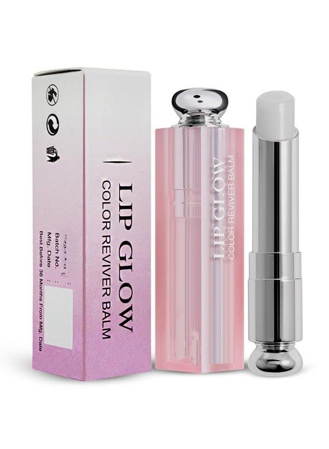 VBA Lip Glow Color Reviver Color Awakening Color Changing Lip Balm Fruity Flavour Lip Care with Hydrating Formula, PH-Balanced Color Changing, Suitable for All Skin,1 Count, Pink - Image 1