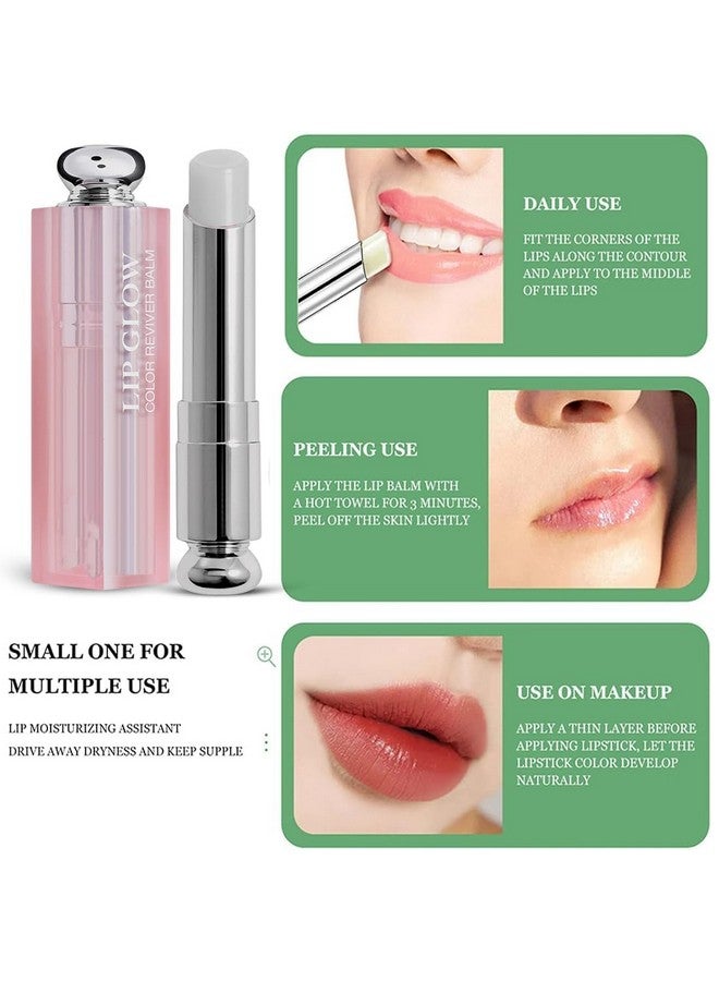 VBA Lip Glow Color Reviver Color Awakening Color Changing Lip Balm Fruity Flavour Lip Care with Hydrating Formula, PH-Balanced Color Changing, Suitable for All Skin,1 Count, Pink - Image 4
