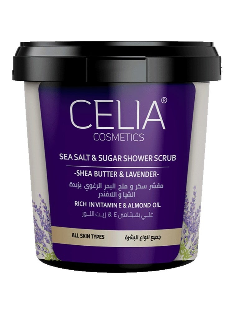 Celia Salt & Sugar Scrub Lavander & Shea Butter 700 g