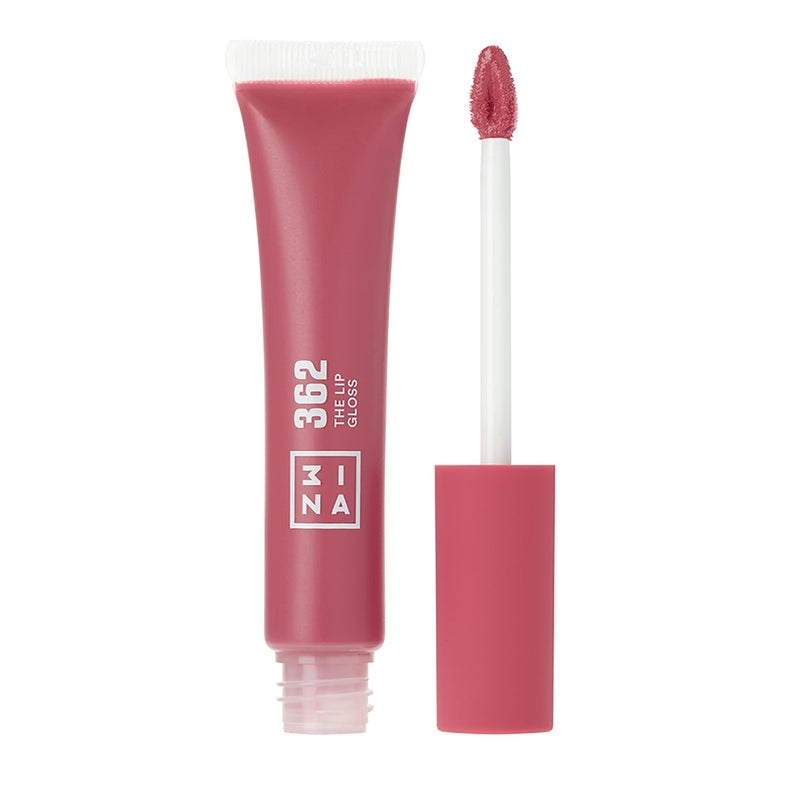 3INA 3INA MAKEUP - Vegan - Cruelty Free - The Lip Gloss 362 - Pink Lip Gloss - Mirror-effect - Glossy Look - Creamy Texture - Highly Pigmented - Lip Gloss with wand 
