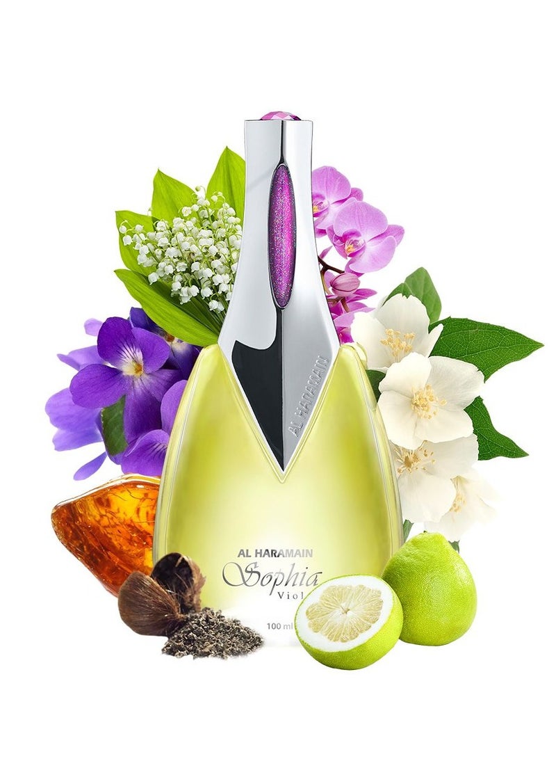Al Haramain Haramain Sophia Violet Eau De Parfum 100ML - Image 3
