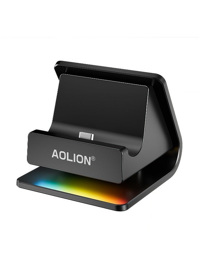 AOLION Suitable For Switch2 Console Charging Cradle Fast Charging Adjustable Rgb Ns2 Game Console Charging Stand