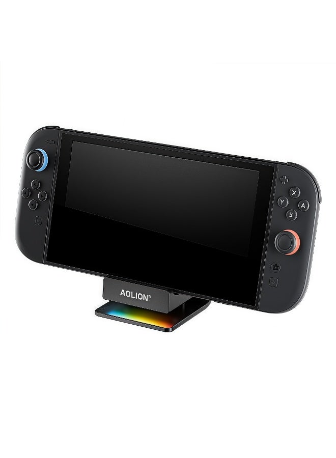 AOLION Suitable For Switch2 Console Charging Cradle Fast Charging Adjustable Rgb Ns2 Game Console Charging Stand - Image 3