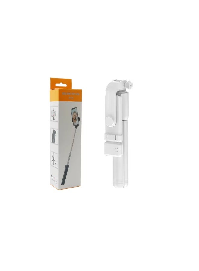 Selfie stick + LED light / Mini extendable tripod with remote control - Image 3
