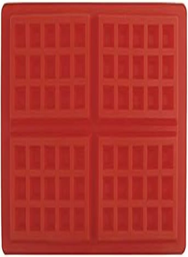 Generic Safety 4-cavity waffles cake chocolate pan baking silicone mold 