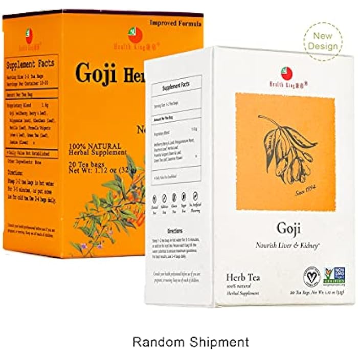 Health King Medicinal Teas Health King Medicinal Teas Tea, Goji, 20 Count - Image 2