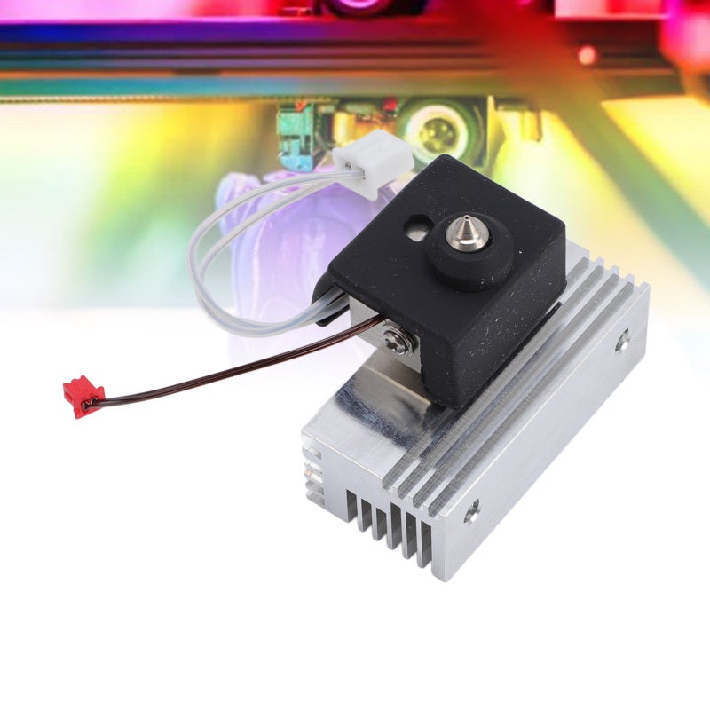 3D Printer Hotend Kit: 0.4mm Plated Copper Nozzle, 80W Ceramic Heater - Multi Material Printing Capability, High Temperature Hotend for 3D Printing Upgrade - Image 1