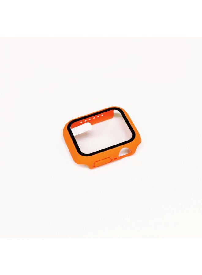 For Apple Se Watch Case 45mm Generation Protective Shell Watch8 Ultrapc Hard Shell Tempered Film Oil Injection Integrated - Image 1
