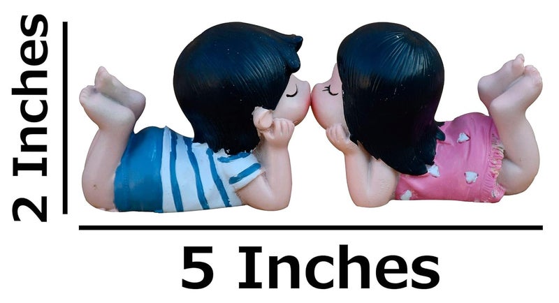 Natali Traders Love Gift for Girlfriend Wife Artificial Red Rose Couple Showpiece Valentine Day Gift - Image 2