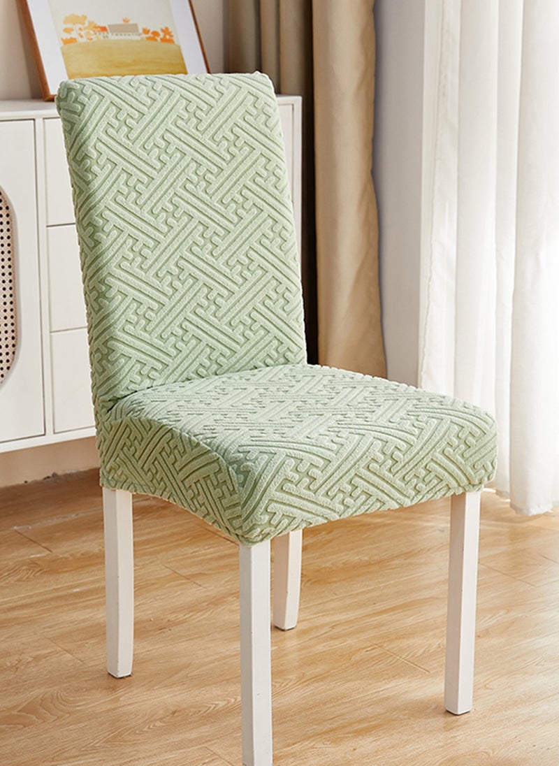Sharpdo 1 Piece Set of Solid Color Three Dimensional Jacquard Chair Cover, Washable Elastic Chair Cover - Image 2