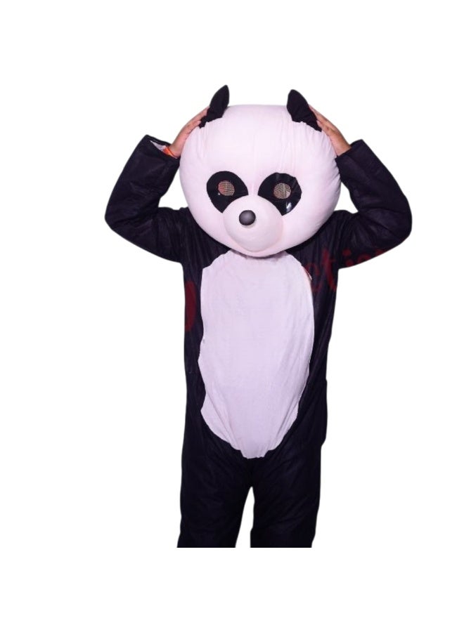Toy Box Panda Costume, Kids Animal Costumes Boys Girls Fancy Dress Outfit Cosplay, Size M(4-5 Years) - Image 3
