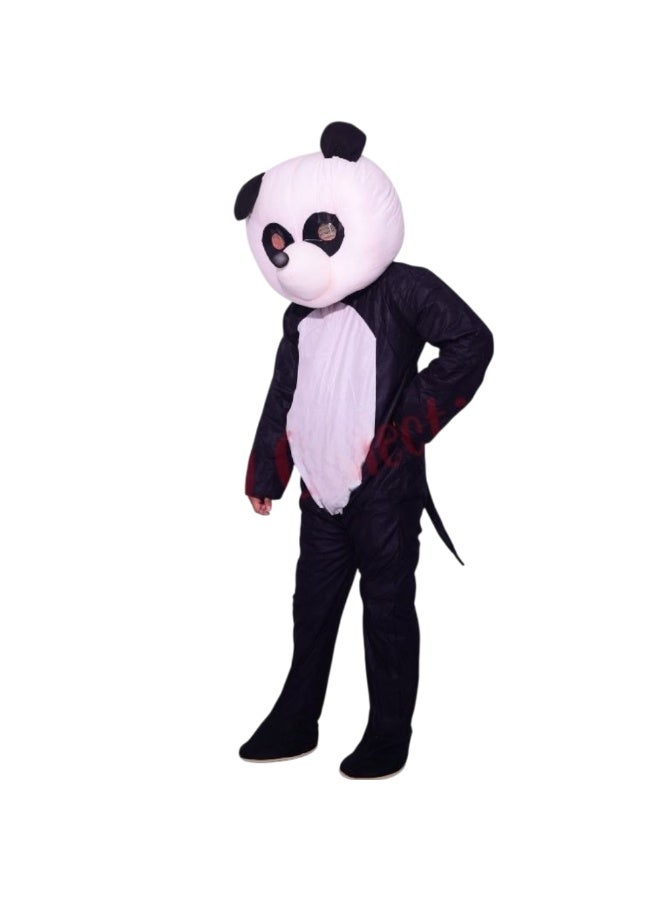 Toy Box Panda Costume, Kids Animal Costumes Boys Girls Fancy Dress Outfit Cosplay, Size M(4-5 Years) - Image 1