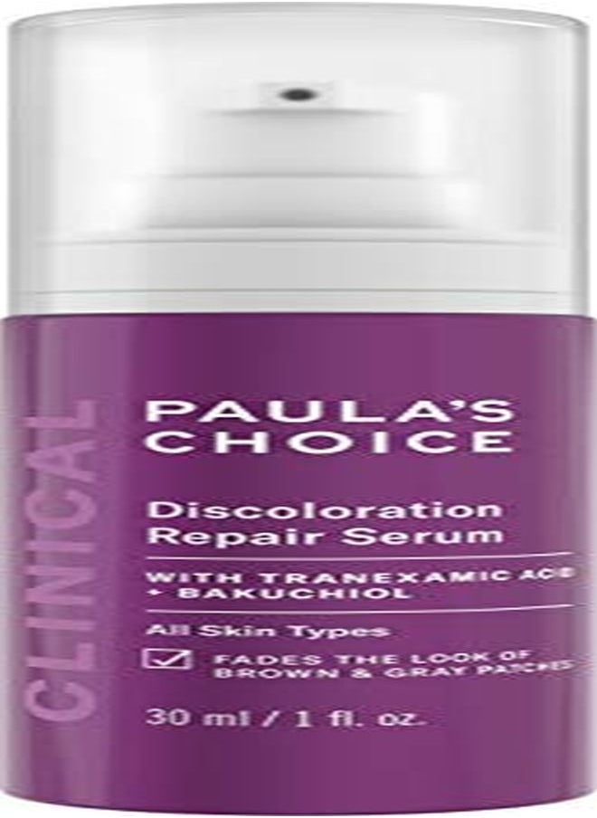 PAULA'S CHOICE - Clinical Discoloration Repair Serum With Tranexemic Acid For Stubborn Dark Spots, Post-Acne Marks & Sun Damage, Paraben-Free & Fragrance-Free, 1 Fl Oz - Image 1