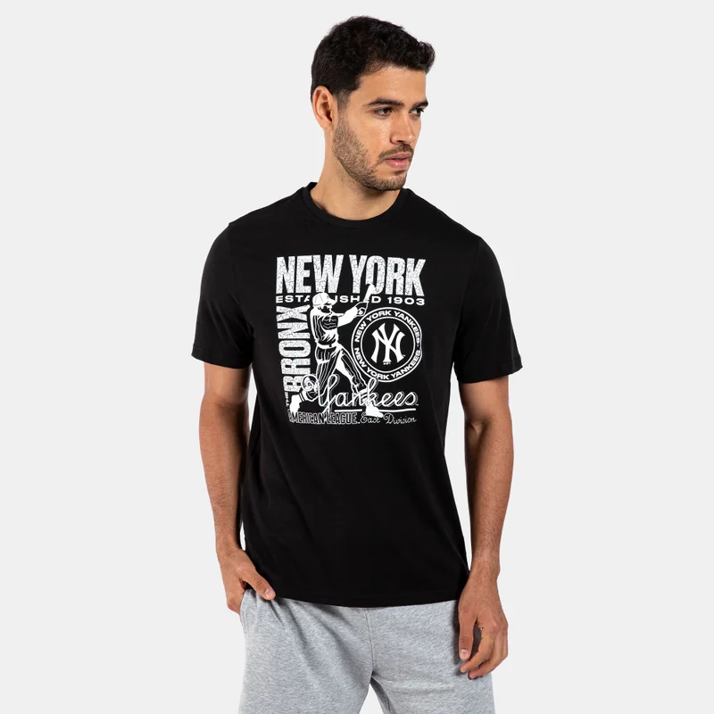NEW ERA Men's New York Yankees Distressed Graphic T-Shirt
