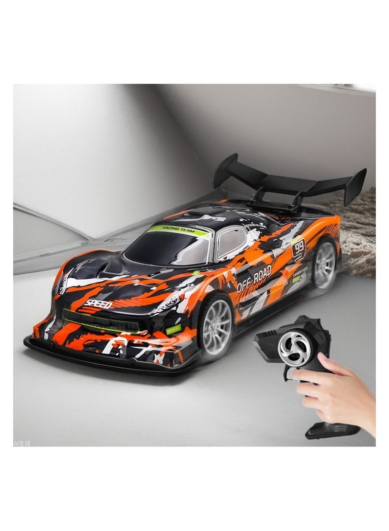 Z Create Design 1/16 Remote Control Racing Drift Car 2.4G Electric Vehicle Model with Light Fall and Collision Resistant Children's Toy Kid Gift - Image 2