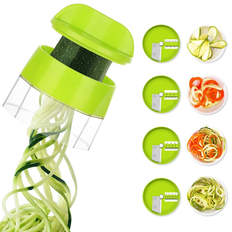 Sedhoom Direct Spiralizer for Veggies, 4 in 1 Zoodles Zucchini Noodle Maker, Zucchini Spiralizer for Veggies Noodles - Image 1
