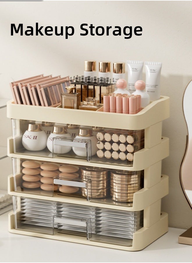 MLADEN - Coffee Station Organizer for Counter Tea Bag Storage Rack Display Tea Bag Organizer, 3 Layer PET Material Snack Compartment Rack, Coffee and Tea Condiment Storage Organizer, Suitable for Storing Beverages,Coffee,Snacks and Small Items, White,30x17x24.5cm - Image 1