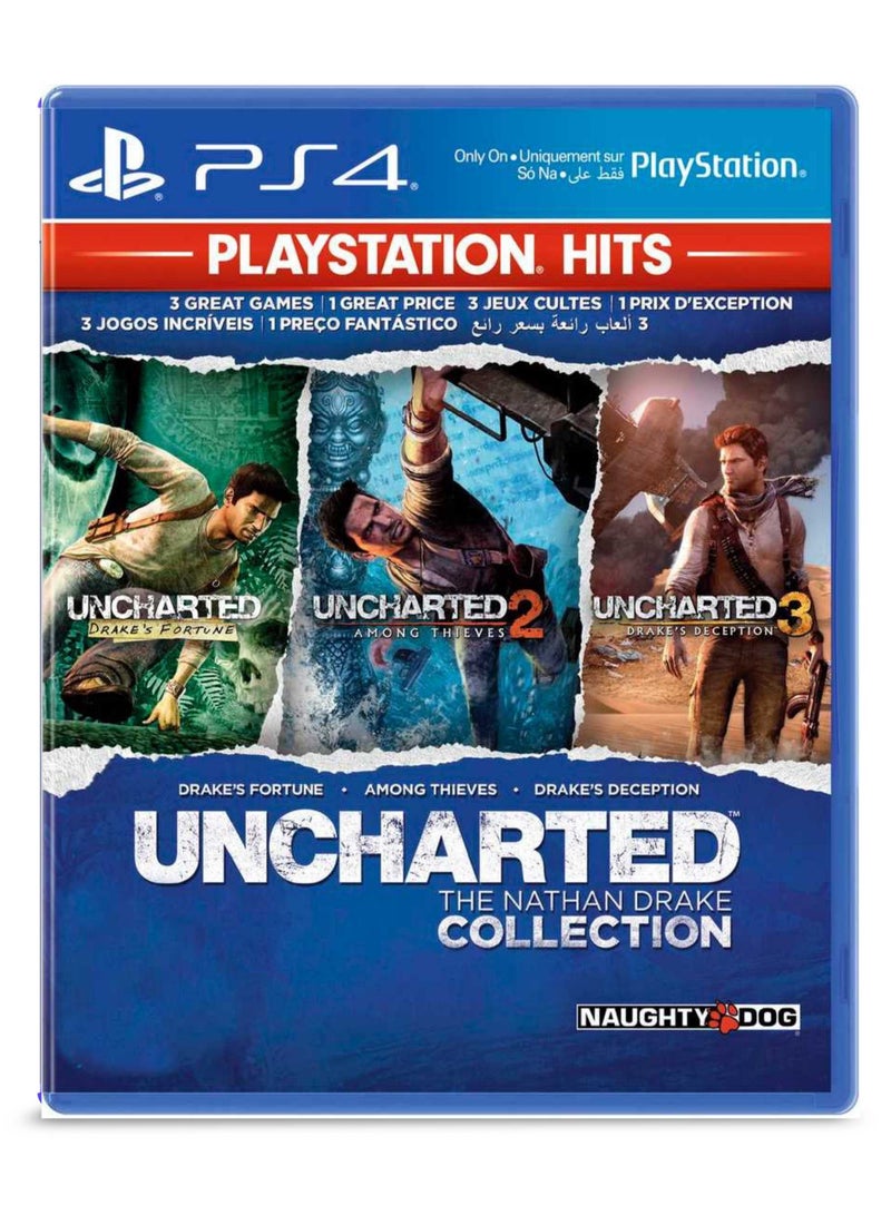 PlayStation Uncharted: The Nathan Drake Collection PS4 – Action-Adventure Trilogy Remastered - Image 1