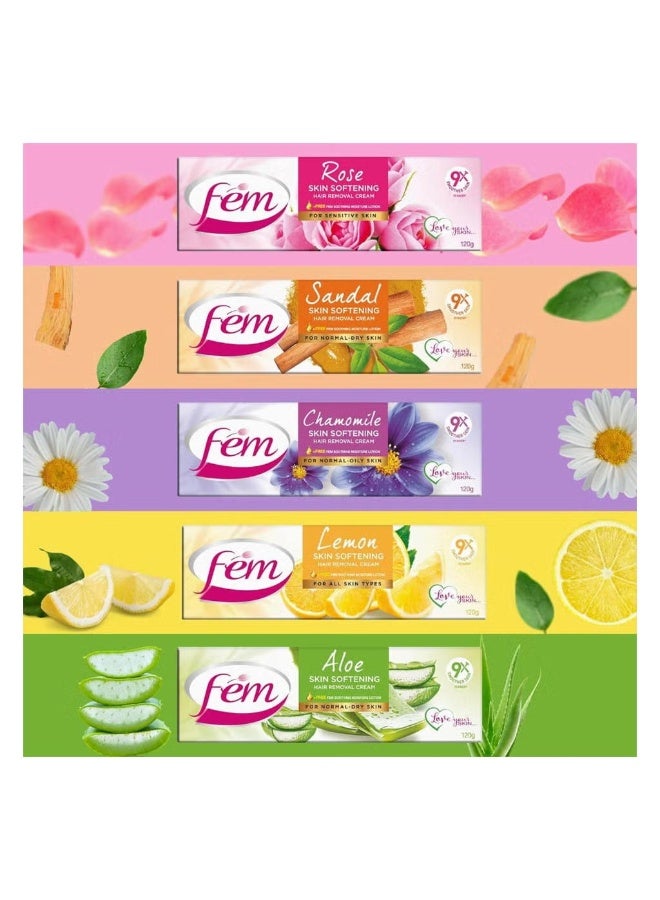 fem Hair Removal Cream With Lemon For Deep Moisturizing 120 Gm - Image 3
