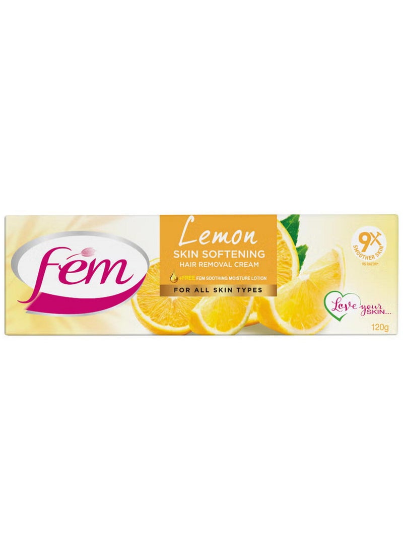 fem Hair Removal Cream With Lemon For Deep Moisturizing 120 Gm - Image 1
