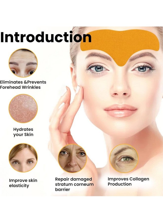 TOPHAVEN Forehead Wrinkle Patches | Anti-Wrinkle Forehead Pads-Smooth Face Mask With Hydrolysed Collagen Face Treatment Multipurpose (10PCS) - Image 5