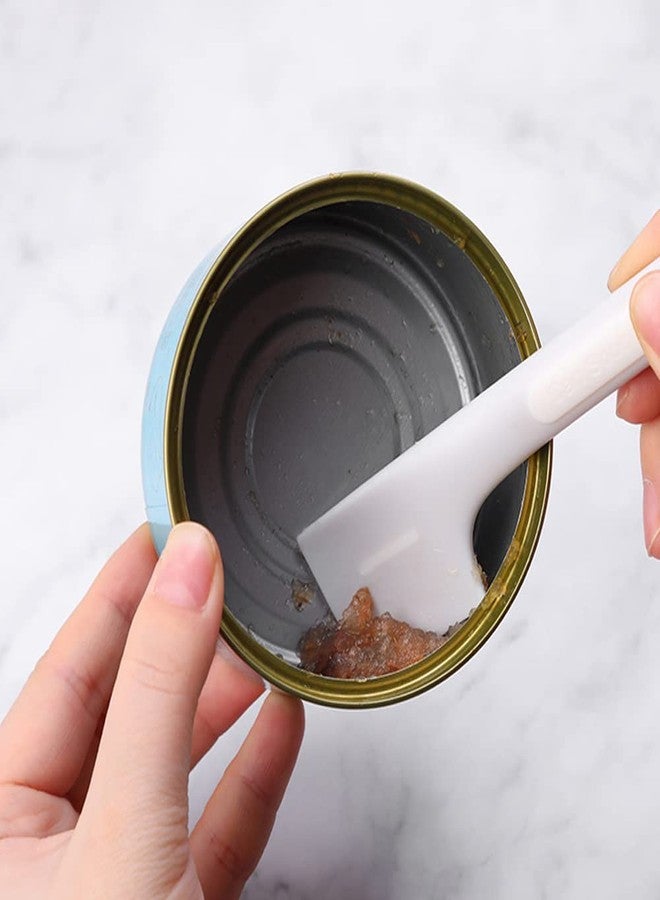 DonLeeving 4 Pack Pet Supplies - Can Food Mixing Spoons, Canned Scoop for Cat & Dog Feeding, Wet Food Storage (Green + Gray) - Image 5