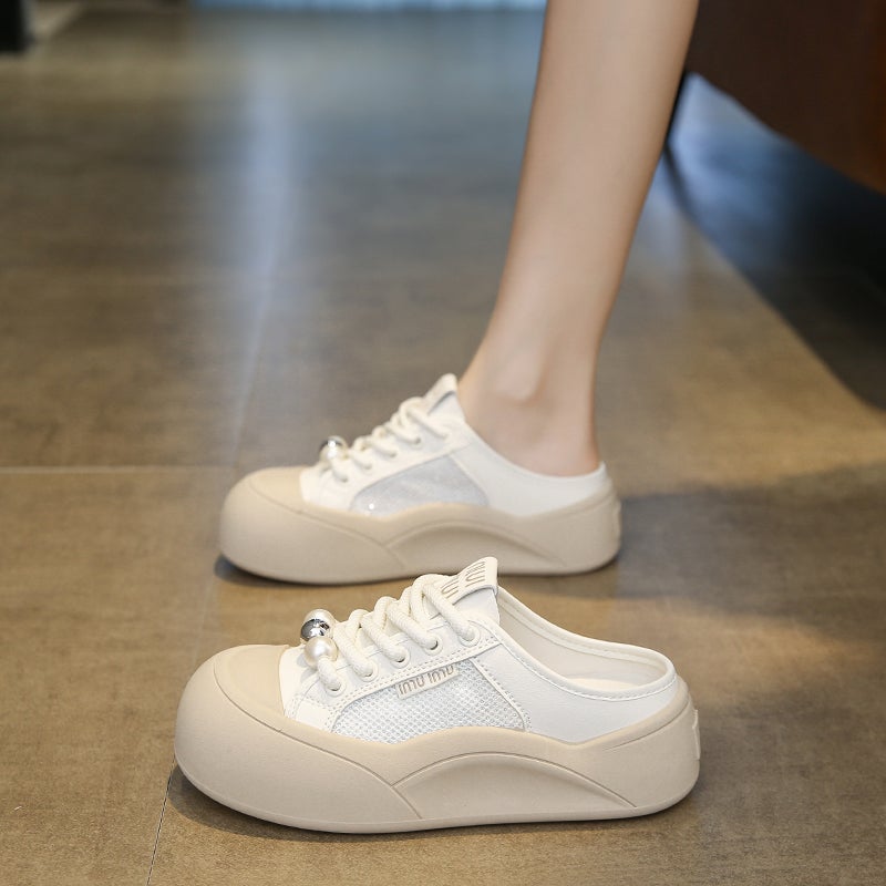 Women'S Shoes Stomp Feeling Pregnant Women'S Summer Outer Wear Hollow Shoes Small Size 34 Breathable Hole Sandals - Image 1