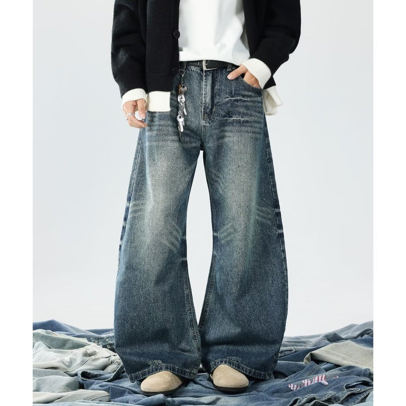 Unisex Casual Daily Denim Jeans - Image 4