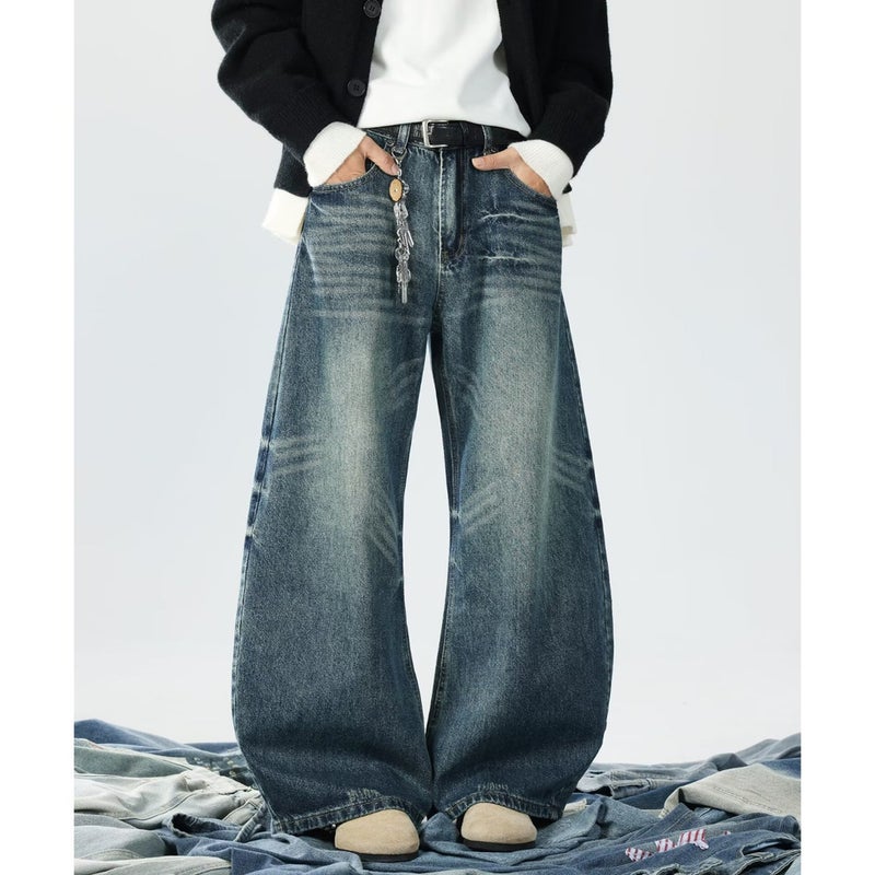 Unisex Casual Daily Denim Jeans - Image 2