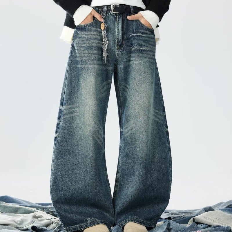 Unisex Casual Daily Denim Jeans - Image 1