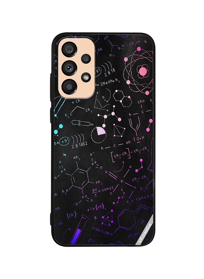 VR CREATIVE Protective Case Cover For Samsung Galaxy A73 5G Chemistry Formula Design Multicolour - Image 1