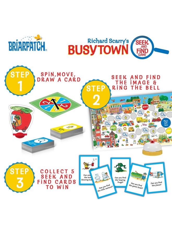 Briarpatch, Richard Scarry's Busytown Seek and Find Game, Based on Early Reader Books for Preschool, Kindergarten and 1st Grade - Image 4