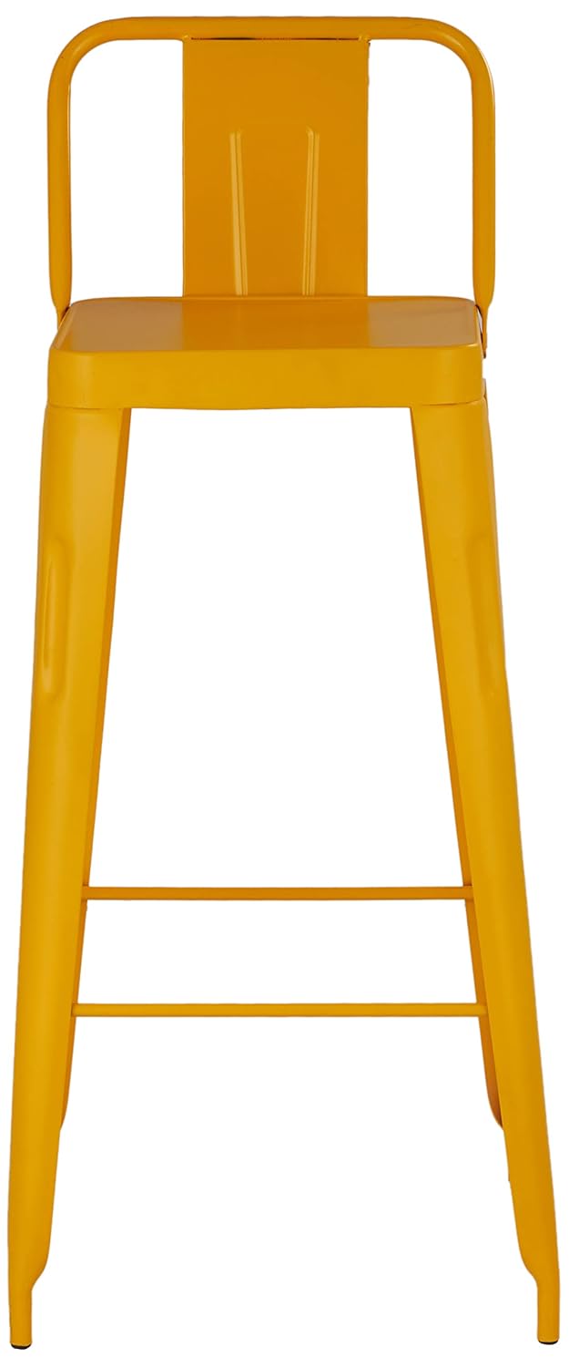 Brand - Solimo Solimo Iron Bar Stool Yellow BR_BS2Yellow - Image 3