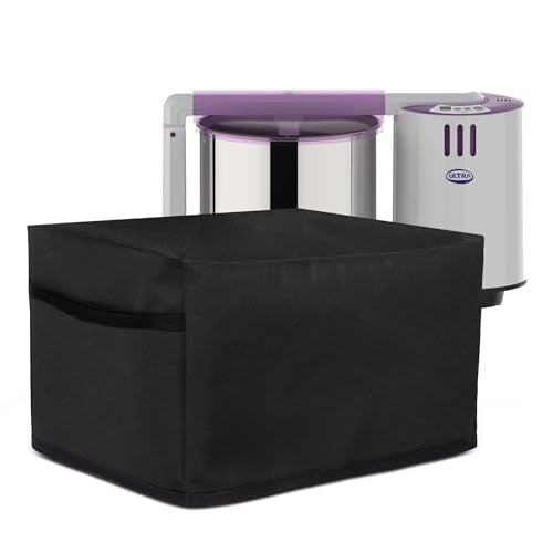 Cranique Dust Proof Water-Resistant Wet Grinder Cover for Table Top 2 Litre Ultra Grind+ Gold - Black - Image 1